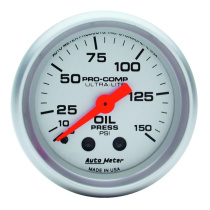 Oljetrycksmätare 52mm 150PSI (Mekanisk) Ultra-Lite